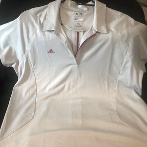 Adidas ladies golf shirt and matching Bermuda shorts